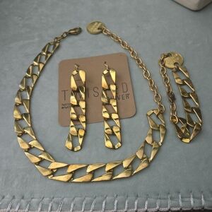 Brass Jewelry Set